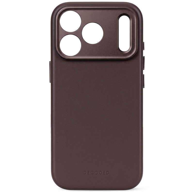 Coque en cuir MagSafe iPhone 18 Pro / 17 Pro Chocolat Brown