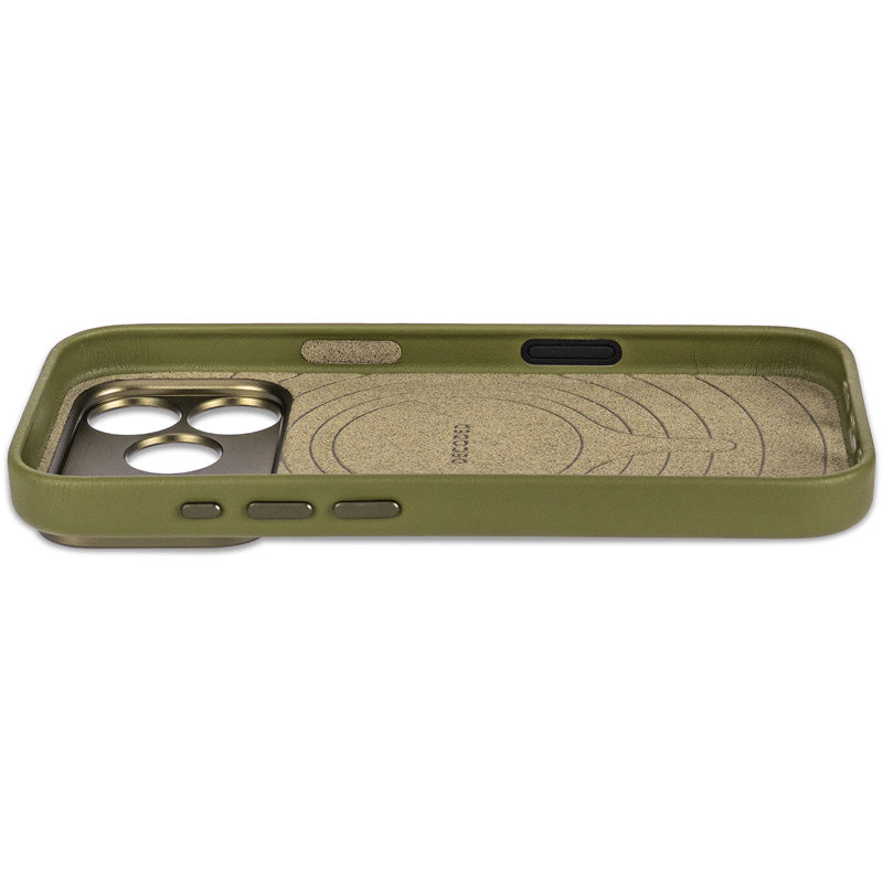 Coque en cuir MagSafe iPhone 18 Pro / 17 Pro Moss Green