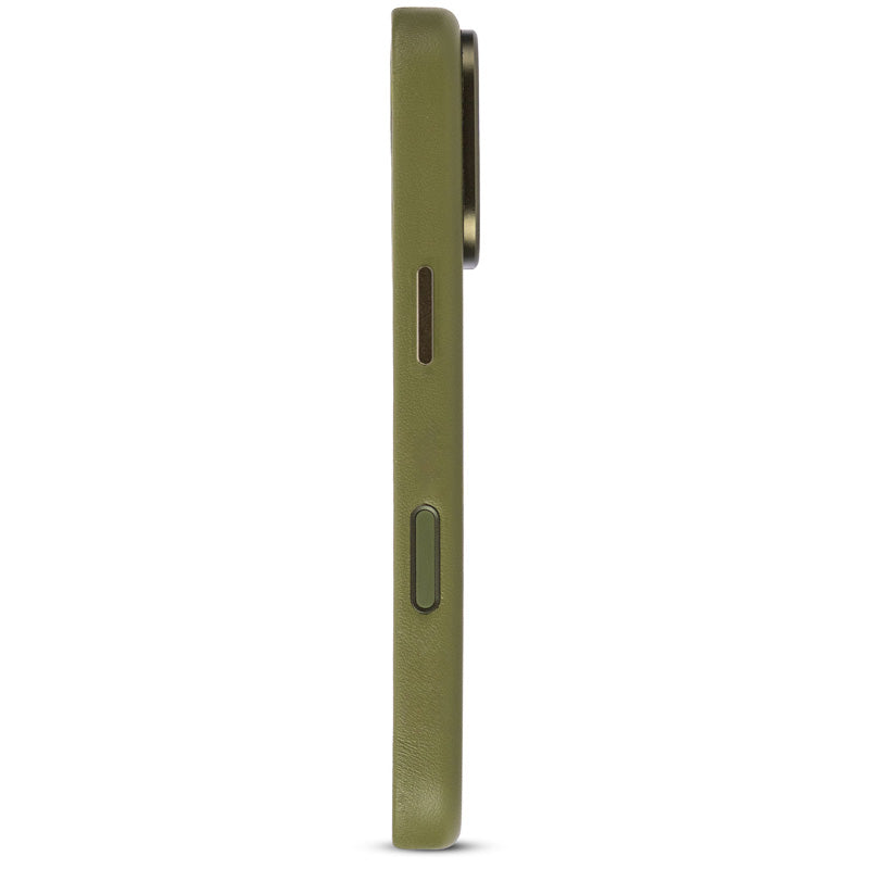 Coque en cuir MagSafe iPhone 18 Pro / 17 Pro Moss Green