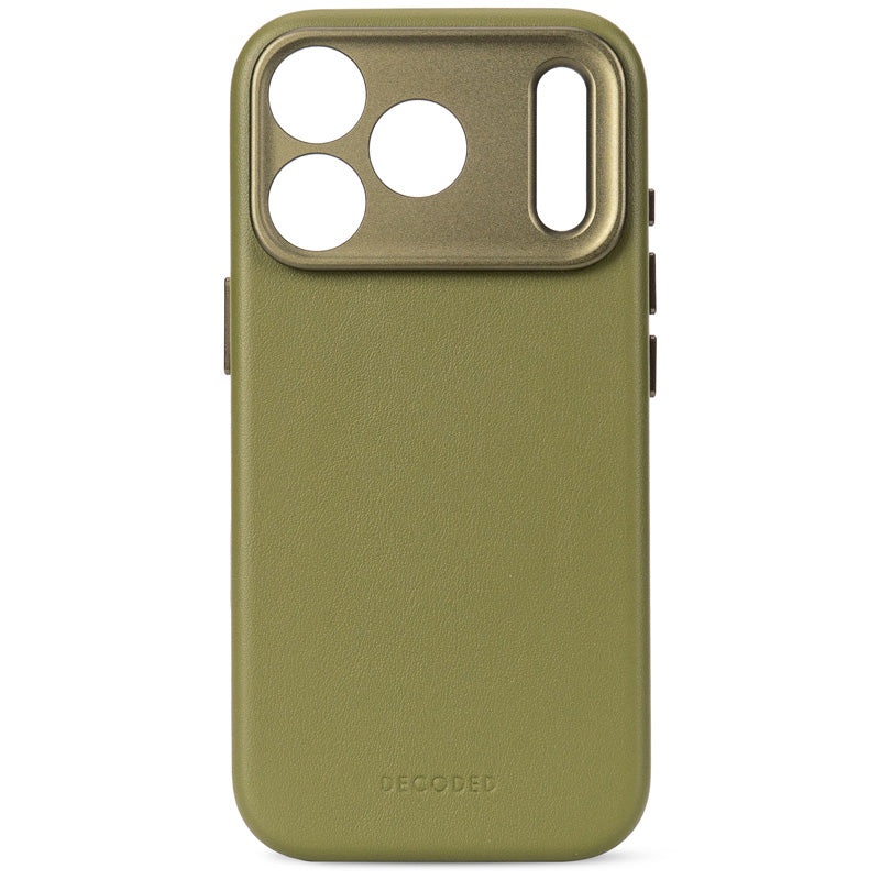 Coque en cuir MagSafe iPhone 18 Pro / 17 Pro Moss Green