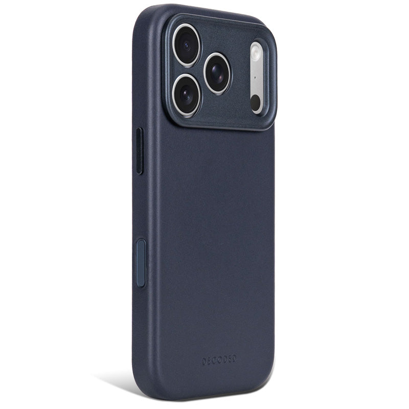 Coque en cuir MagSafe iPhone 18 Pro / 17 Pro Midnight