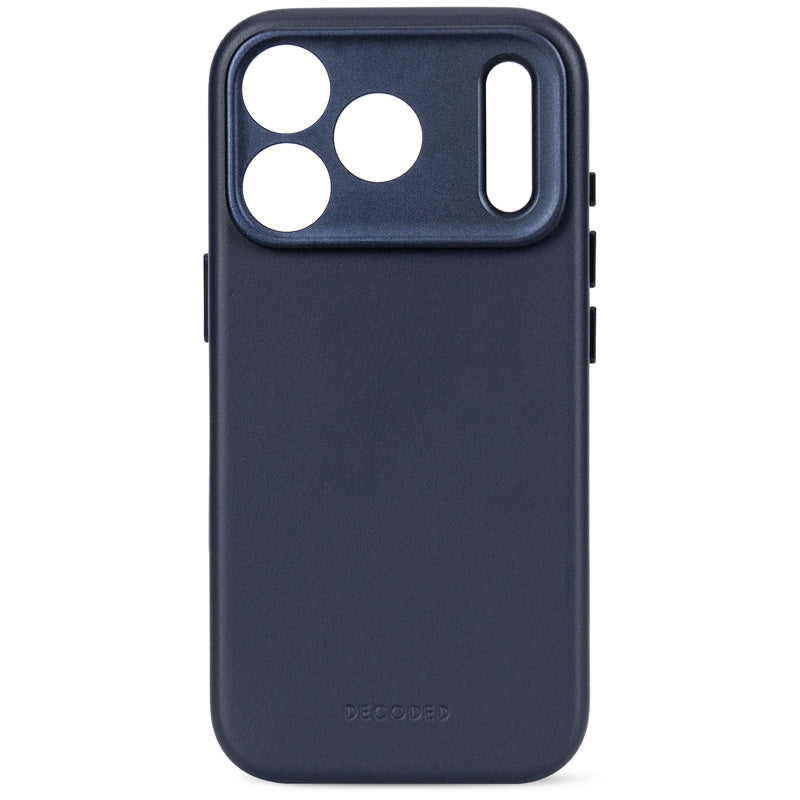 Coque en cuir MagSafe iPhone 18 Pro / 17 Pro Midnight