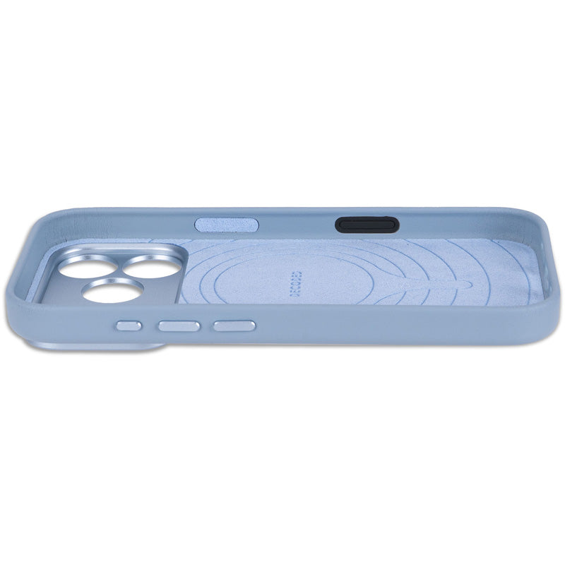 Coque en cuir MagSafe iPhone 18 Pro / 17 Pro Sky Blue