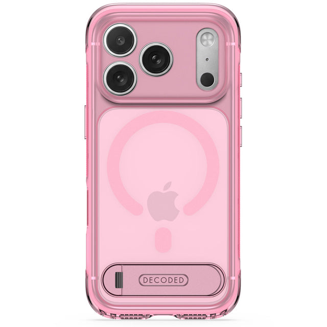 Coque MagSafe Hybride Antimicrobienne iPhone 18 Pro / 17 Pro Clear Pink
