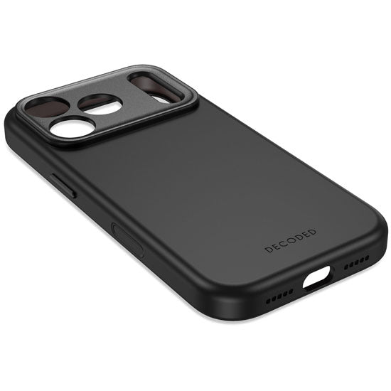 Coque MagSafe Silicone Antimicrobienne iPhone 18 Pro / 17 Pro Carbon Black
