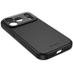 Coque MagSafe Silicone Antimicrobienne iPhone 18 Pro / 17 Pro Carbon Black