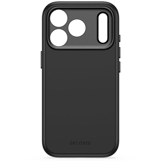 Coque MagSafe Silicone Antimicrobienne iPhone 18 Pro / 17 Pro Carbon Black