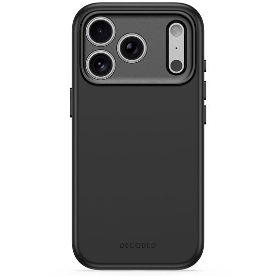 Coque MagSafe Silicone Antimicrobienne iPhone 18 Pro / 17 Pro Carbon Black