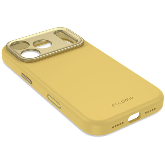 Coque MagSafe Silicone Antimicrobienne iPhone 18 Pro / 17 Pro Citron