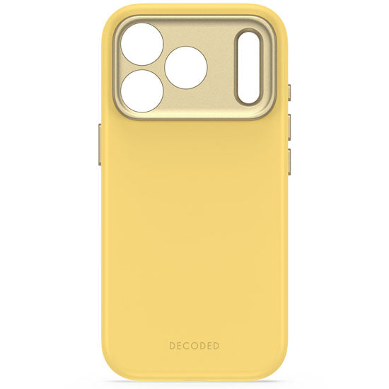 Coque MagSafe Silicone Antimicrobienne iPhone 18 Pro / 17 Pro Citron