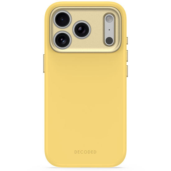 Coque MagSafe Silicone Antimicrobienne iPhone 18 Pro / 17 Pro Citron