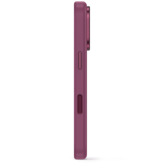 Coque MagSafe Silicone Antimicrobienne iPhone 18 Pro / 17 Pro Plum