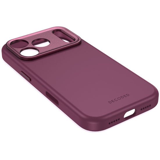 Coque MagSafe Silicone Antimicrobienne iPhone 18 Pro / 17 Pro Plum