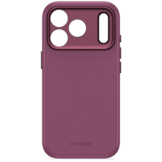 Coque MagSafe Silicone Antimicrobienne iPhone 18 Pro / 17 Pro Plum
