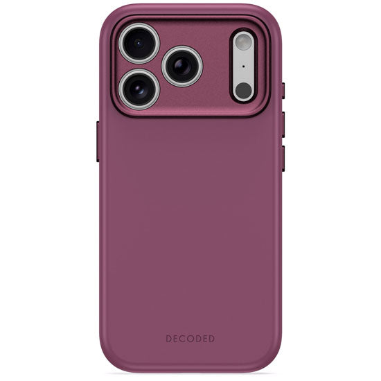 Coque MagSafe Silicone Antimicrobienne iPhone 18 Pro / 17 Pro Plum