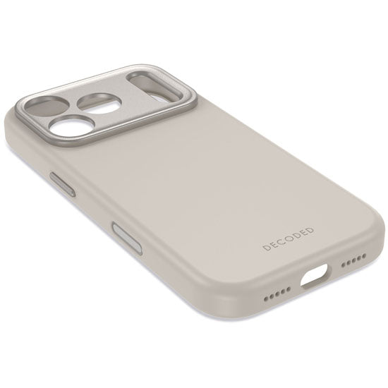 Coque MagSafe Silicone Antimicrobienne iPhone 18 Pro / 17 Pro Pebble Grey