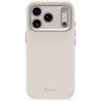 Coque MagSafe Silicone Antimicrobienne iPhone 18 Pro / 17 Pro Pebble Grey