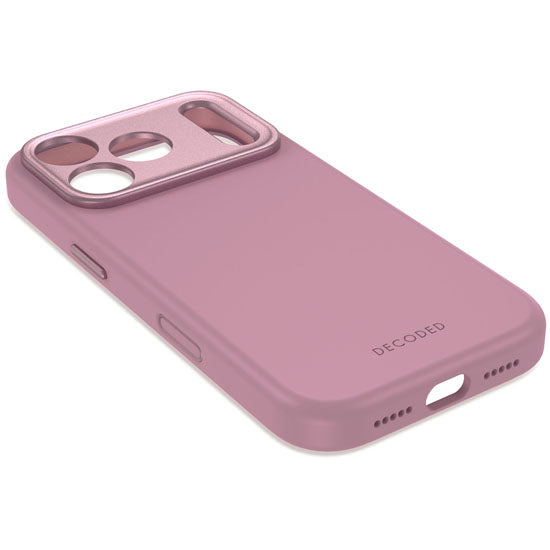 Coque MagSafe Silicone Antimicrobienne iPhone 18 Pro / 17 Pro Rose Quartz