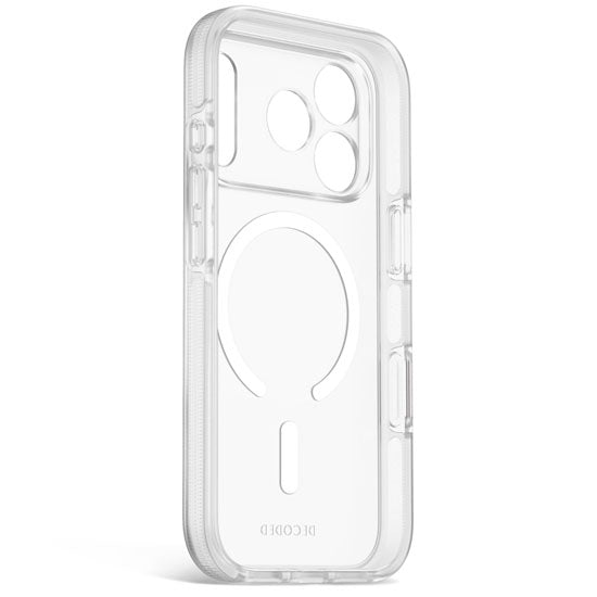 Coque transparente DropTec™ iPhone 18 Pro / 17 Pro Frosted White