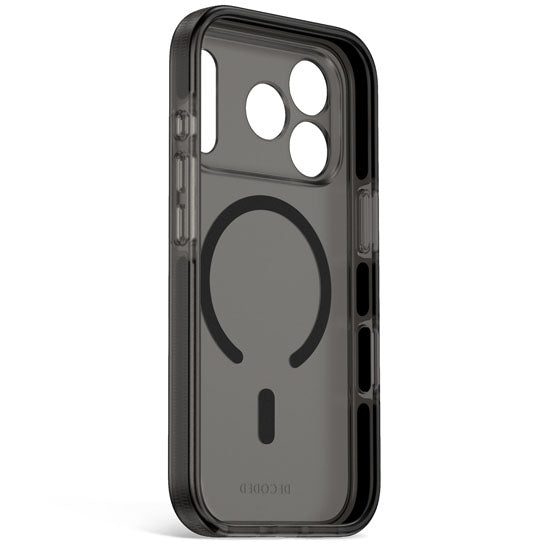 Coque transparente DropTec™ iPhone 18 Pro / 17 Pro Frosted Black