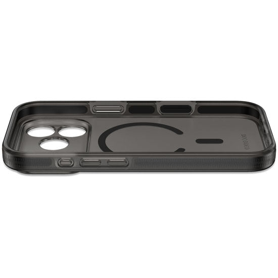 Coque transparente DropTec™ iPhone 18 Pro / 17 Pro Frosted Black