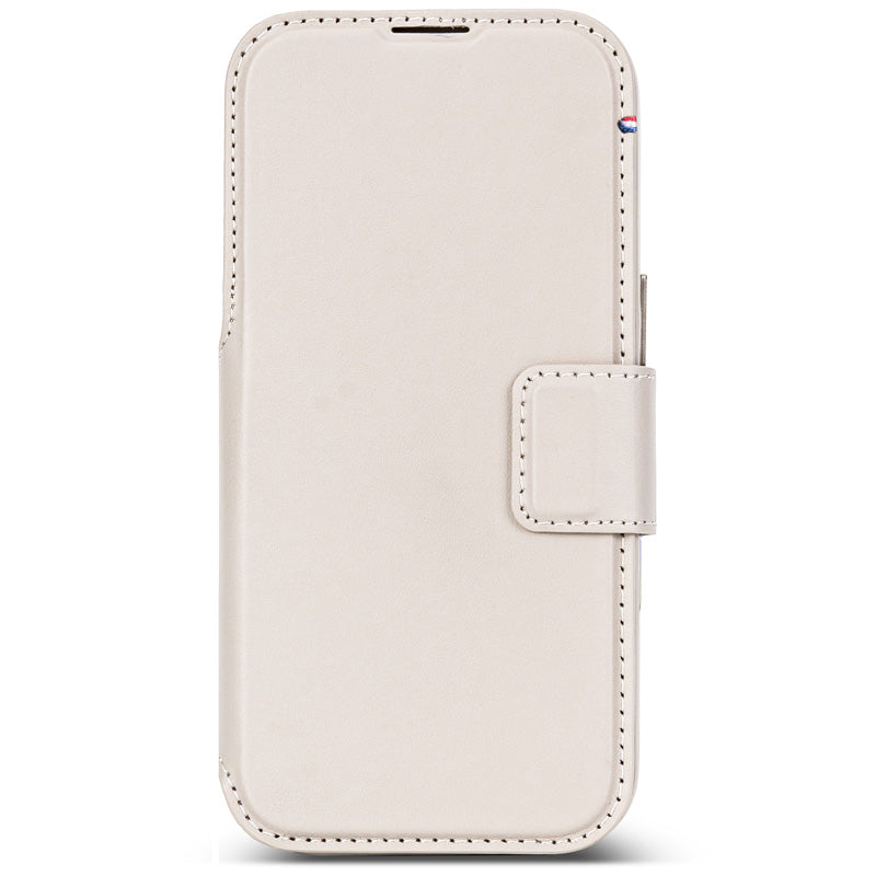 Folio detachable en cuir MagSafe iPhone 18 Pro / 17 Pro Taupe