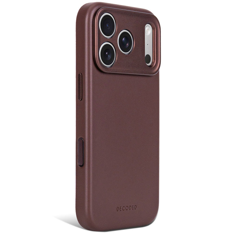 Coque en cuir MagSafe iPhone 18 Pro Max / 17 Pro Max Chocolate Brown