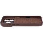 Coque en cuir MagSafe iPhone 18 Pro Max / 17 Pro Max Chocolate Brown