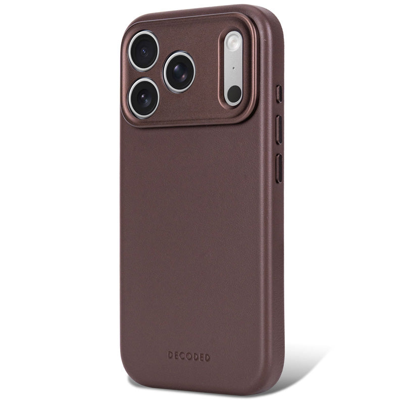 Coque en cuir MagSafe iPhone 18 Pro Max / 17 Pro Max Chocolate Brown