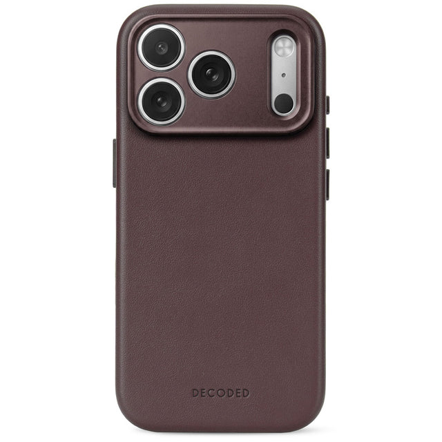 Coque en cuir MagSafe iPhone 18 Pro Max / 17 Pro Max Chocolate Brown