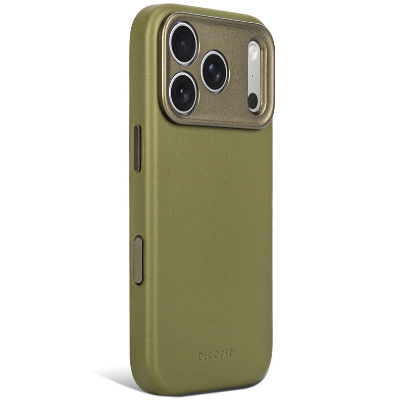 Coque en cuir MagSafe iPhone 18 Pro Max / 17 Pro Max Moss Green
