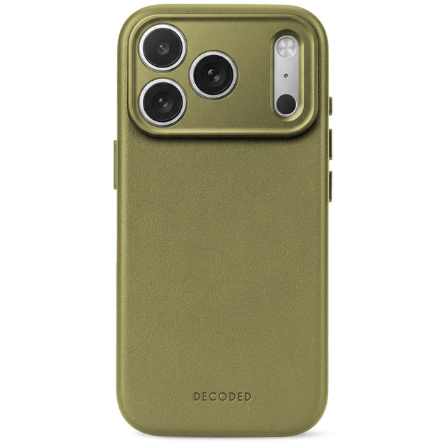 Coque en cuir MagSafe iPhone 18 Pro Max / 17 Pro Max Moss Green