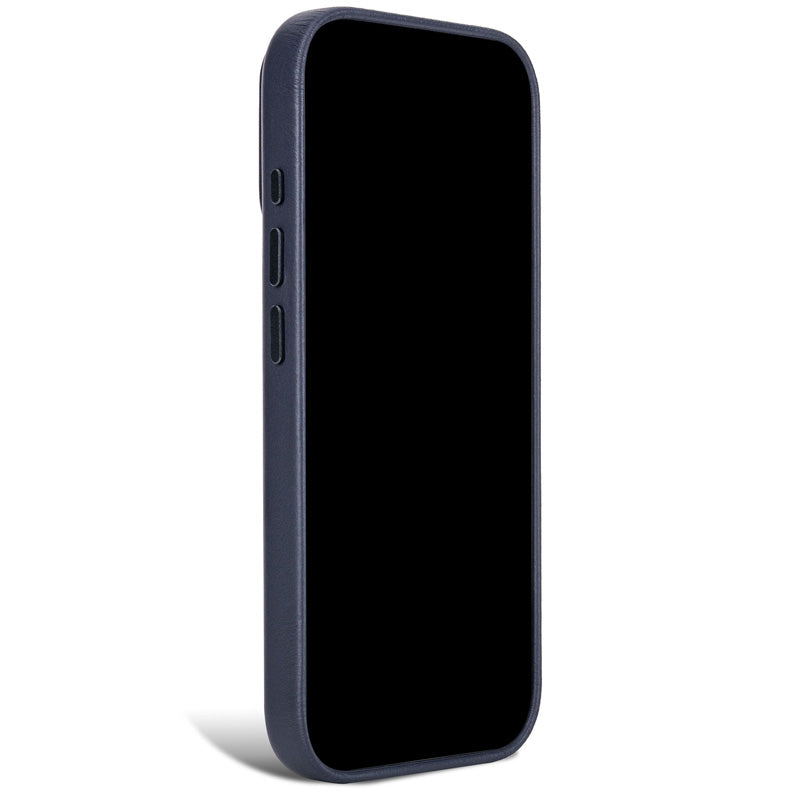 Coque en cuir MagSafe iPhone 18 Pro Max / 17 Pro Max Midnight