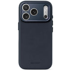 Coque en cuir MagSafe iPhone 18 Pro Max / 17 Pro Max Midnight