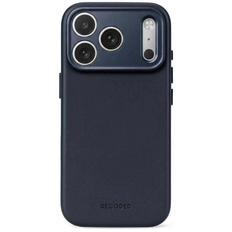 Coque en cuir MagSafe iPhone 18 Pro Max / 17 Pro Max Midnight