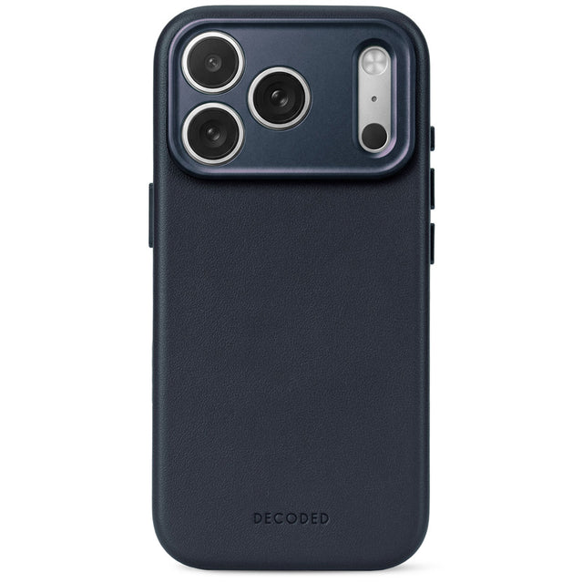 Coque en cuir MagSafe iPhone 18 Pro Max / 17 Pro Max Midnight