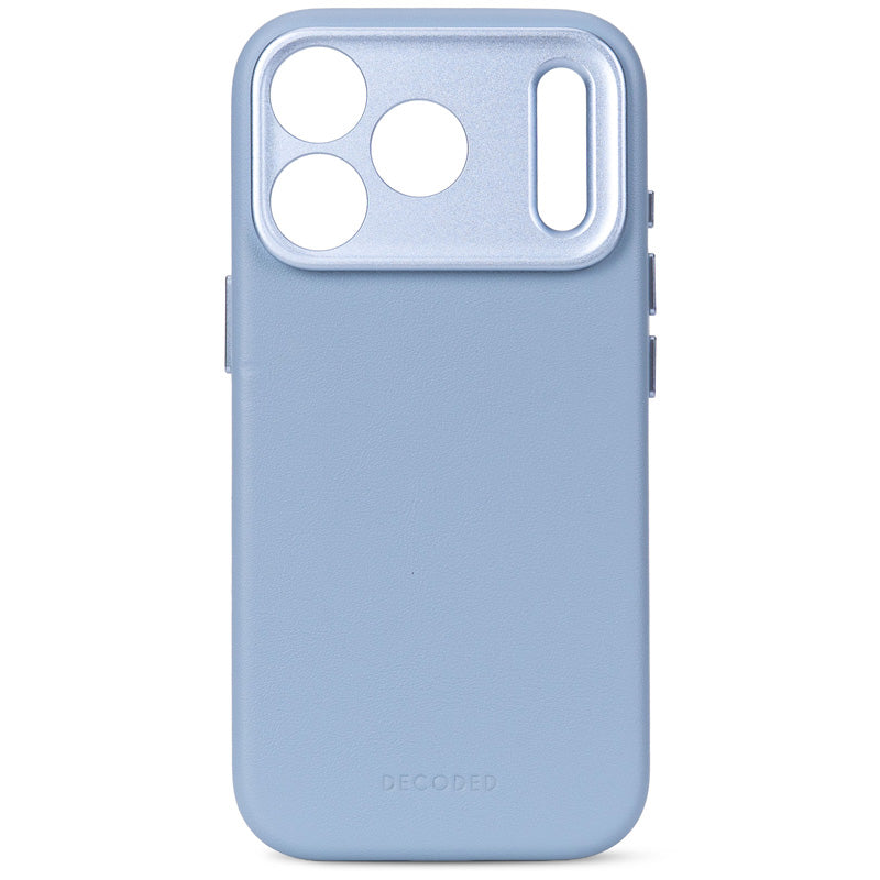 Coque en cuir MagSafe iPhone 18 Pro Max / 17 Pro Max Sky Blue