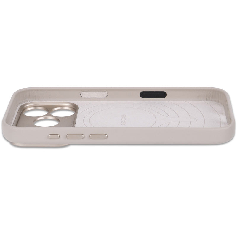 Coque en cuir MagSafe iPhone 18 Pro Max / 17 Pro Max Taupe