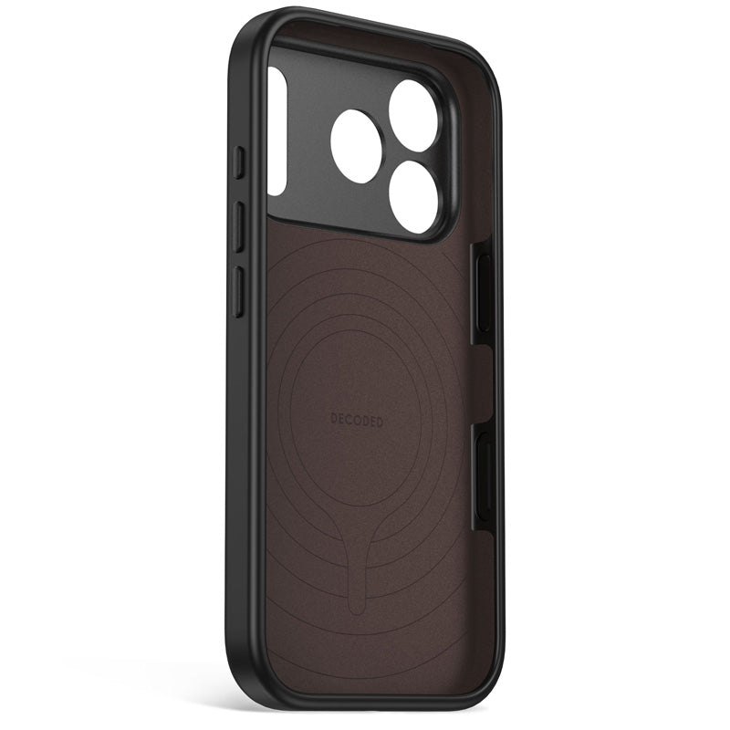 Coque MagSafe Silicone Antimicrobienne iPhone 18 Pro Max Carbon Black
