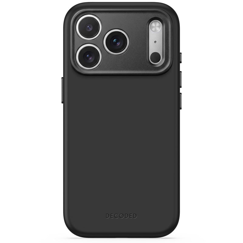 Coque MagSafe Silicone Antimicrobienne iPhone 18 Pro Max Carbon Black