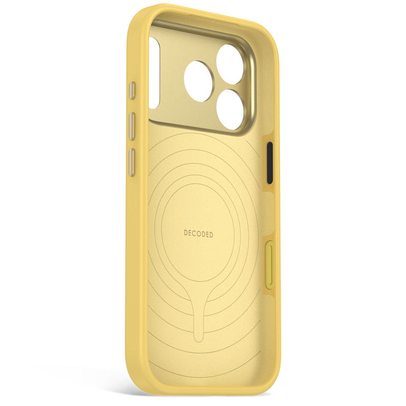 Coque MagSafe Silicone Antimicrobienne iPhone 18 Pro Max Citron