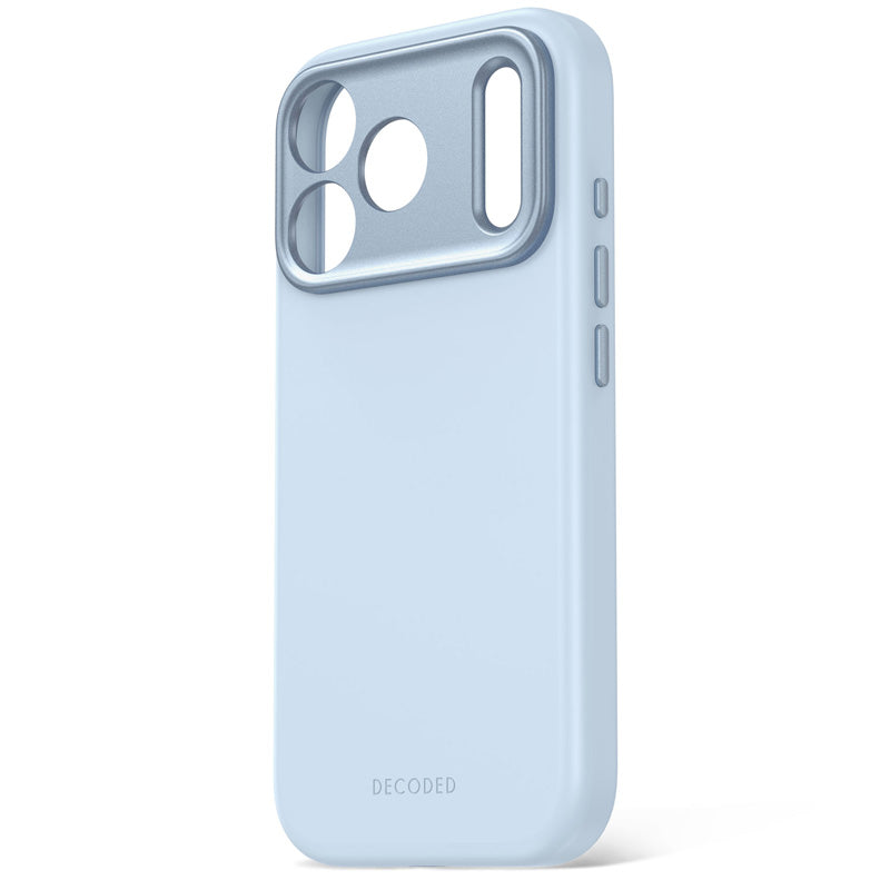 Coque MagSafe Silicone Antimicrobienne iPhone 18 Pro Max Light Blue