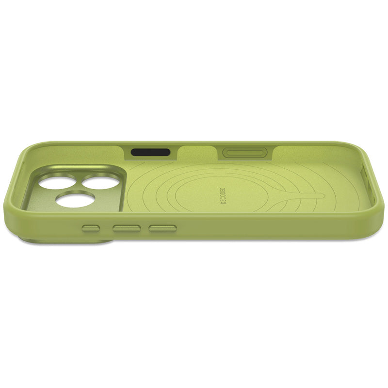 Coque MagSafe Silicone Antimicrobienne iPhone 18 Pro Max Moss Green