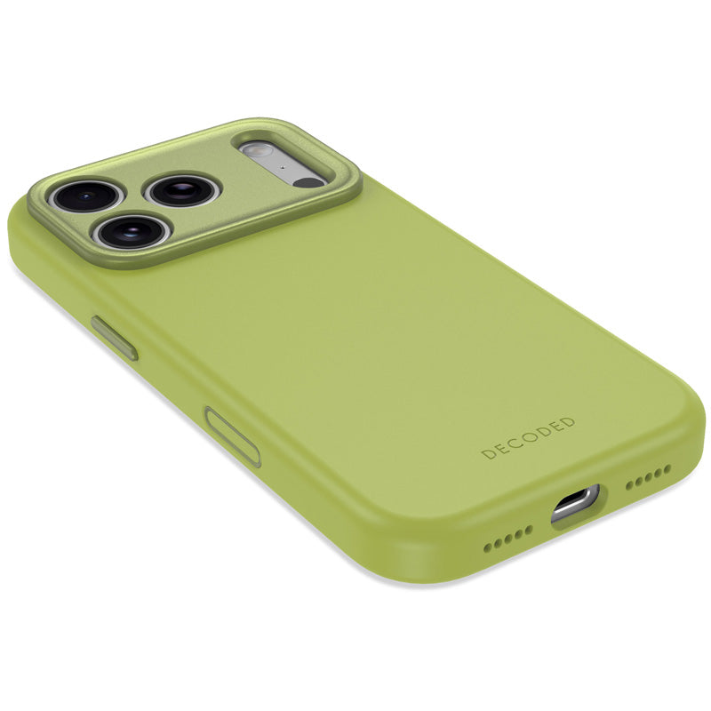 Coque MagSafe Silicone Antimicrobienne iPhone 18 Pro Max Moss Green