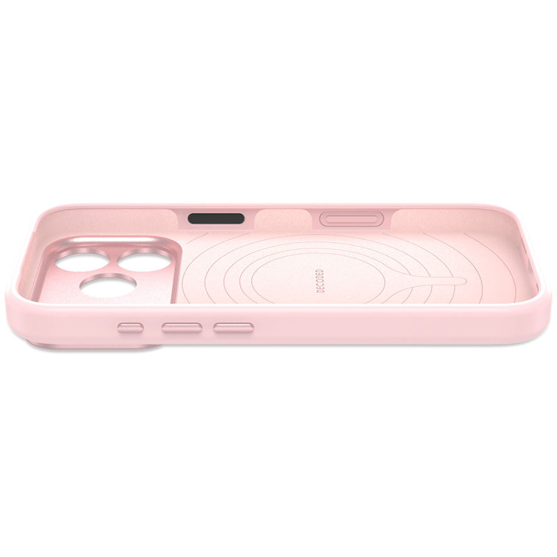 Coque MagSafe Silicone Antimicrobienne iPhone 18 Pro Max Rose