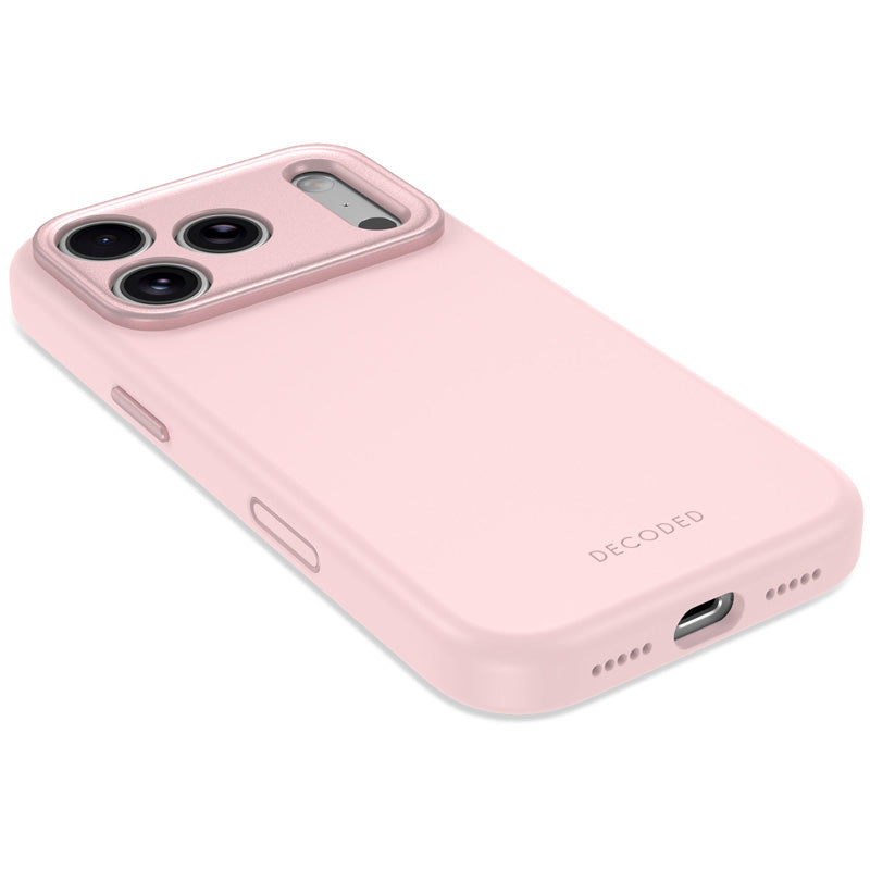 Coque MagSafe Silicone Antimicrobienne iPhone 18 Pro Max Rose
