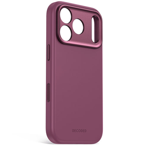 Coque MagSafe Silicone Antimicrobienne iPhone 18 Pro Max / 17 Pro Max Plum