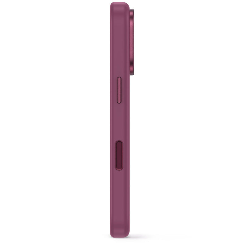 Coque MagSafe Silicone Antimicrobienne iPhone 18 Pro Max Plum
