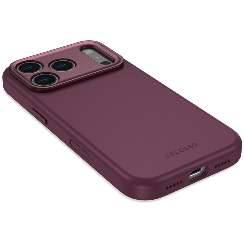 Coque MagSafe Silicone Antimicrobienne iPhone 18 Pro Max Plum