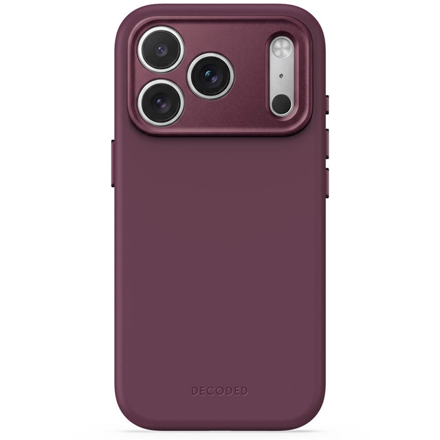 Coque MagSafe Silicone Antimicrobienne iPhone 18 Pro Max / 17 Pro Max Plum